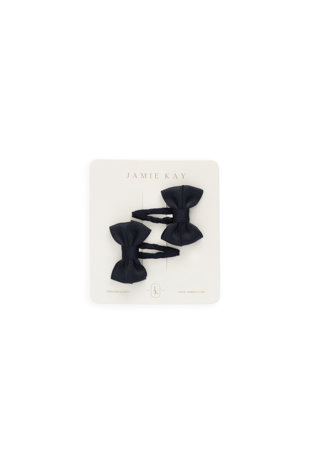 Ensemble de barrettes à cheveux en polyester avec nœud noir classique à maintien sûr pour filles